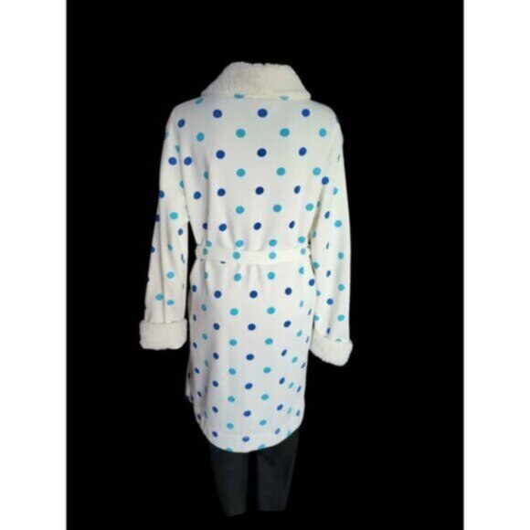 Denver Hayes Polkadot Housecoat Sz S/M - Picture 6 of 9